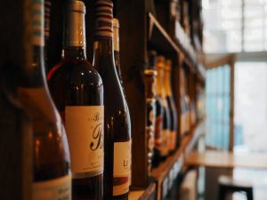 organizacja przechowywania wina i alkoholu